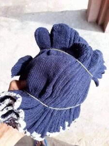 Blue Hand Gloves 1 blue hand gloves