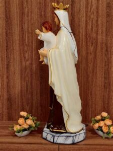 fiberglass statue of mount carmel mary statue showpiece mother mary with child madonna 40 inches