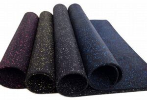 gym rubber roll mat