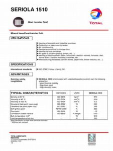 Seriola 1510 Heat Transfer Fluids 1 seriola 1510 heat transfer fluids 1