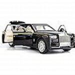 alloy metal pull back die cast car roll royce metal pullback toy car with openable doors light