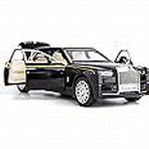 alloy metal pull back die cast car roll royce metal pullback toy car with openable doors light