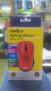 Frontech Jill Optical Mouse Red Color 1 frontech jill optical mouse red color