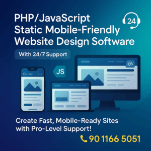 Php/javascript Static Mobile Friendly Website Design Software, With 24/7 Support 1 php javascript static mobile friendly website design software with 24 7 support