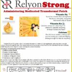 relyon strong patch vitamin d3 vitamin k2 patch transdermal patch