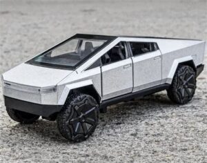 Tesla Cyber Truck 1:24 Model Car Exclusive Alloy Metal Pull Back Die-cast Car Diecast Metal Toy Car 1 tesla cyber truck 124 model car exclusive alloy metal pull back die cast car diecast metal toy car