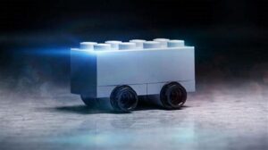 Tesla Truck With Bick Car Toy 1 tesla truck with bick car toy