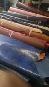 finished leather leather