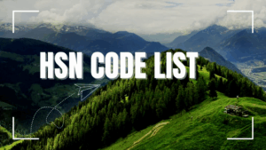 Hsn Code List 1 hsn code list