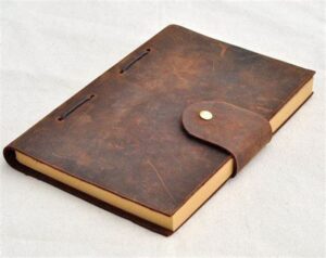 leather diary leather sketchbook leather journal