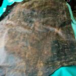 oil pull up leather sheet