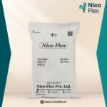 white paper laminated pp bag with liner