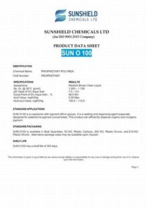 sun o 100 fatty oil ester ethoxylate